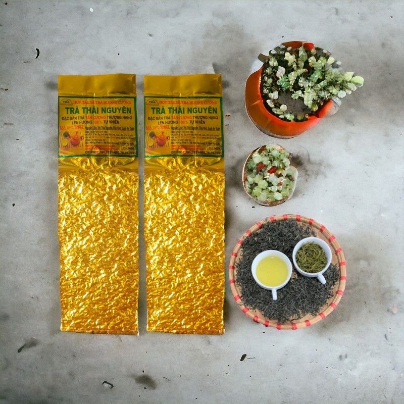 trà cành đặc sản 1kg 2 gói 500gr tra canh dac san 1kg 5